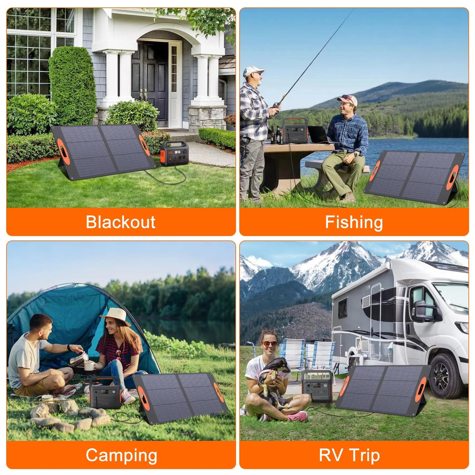 SOKIOVOLA N-Type 16BB 100W Portable Solar Panel 18V Mono ETFE Foldable Solar Panel | 25% High Efficiency IP68 Waterproof for Camping Outdoor RV Blackout - view 8