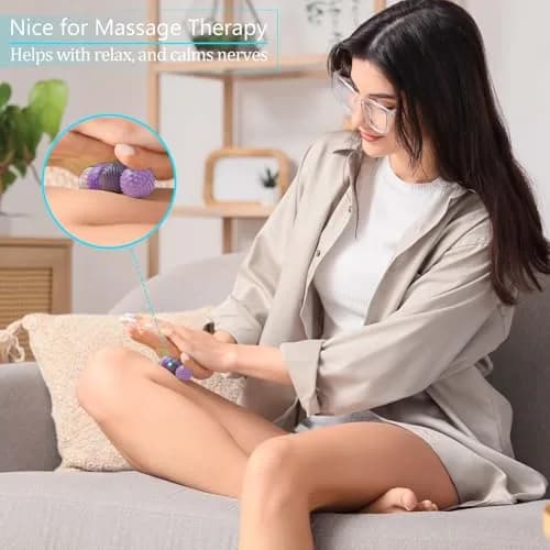 luckdoor Silicone Magnetic Balls Fidget Toys for Adults & Teens, 8PCS Lilac Purple | Sensory Stress Relief thumbnail 6