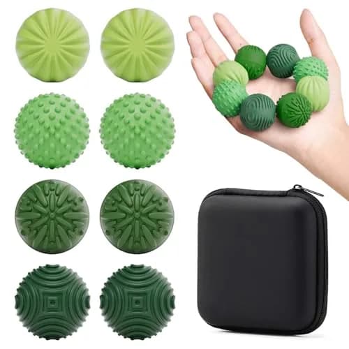 luckdoor Silicone Magnetic Balls Fidget Toys for Adults & Teens | 8PCS, Stress Relief Sensory Gadgets, Compact, Non-Toxic thumbnail 1