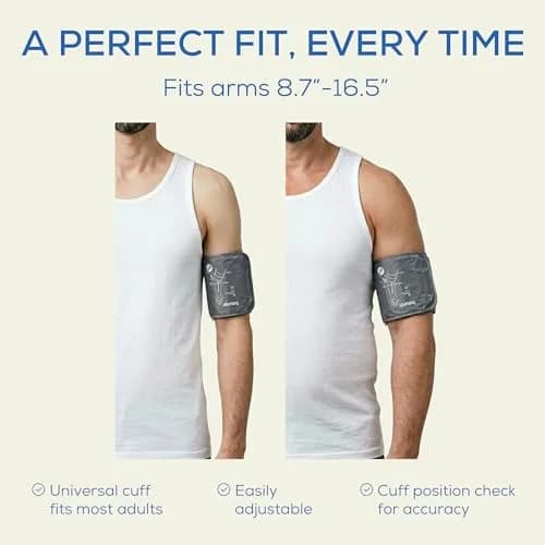 Beurer BM25 Upper Arm Blood Pressure Monitor with Arrhythmia Detection & App Tracking | 22 cm - 42 cm Cuff thumbnail 6