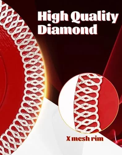 Casaverde 3" Diamond Blade with 3/8" Arbor, 2-Piece Set | Precision Cutting for Ceramic & Stone Tile thumbnail 5