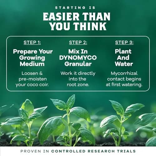 DYNOMYCO Mycorrhizal Fungi Inoculant Grow Kit | All-in-One Bio-Based Root Support (70-120 chars) thumbnail 4