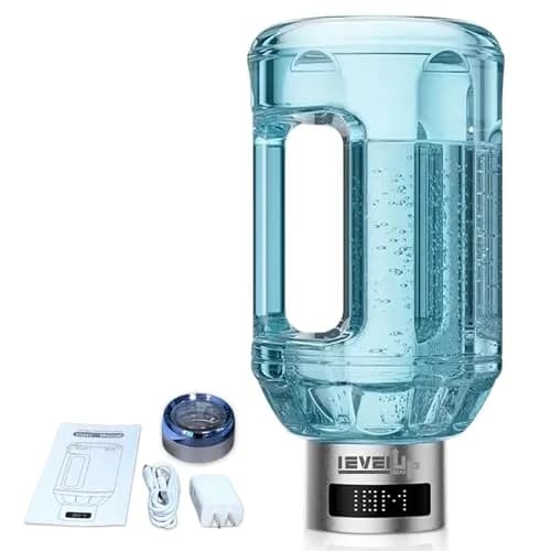 Level Up Way Hydrogen Water Bottle Generator 1.5L (51oz) | Portable Electrolysis with Digital Display thumbnail 9