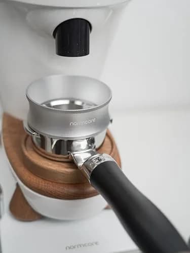 Normcore 58mm Magnetic Dosing Funnel V2 Silver | Espresso Coffee Dosing Ring with 14 Neodymium Magnets thumbnail 3