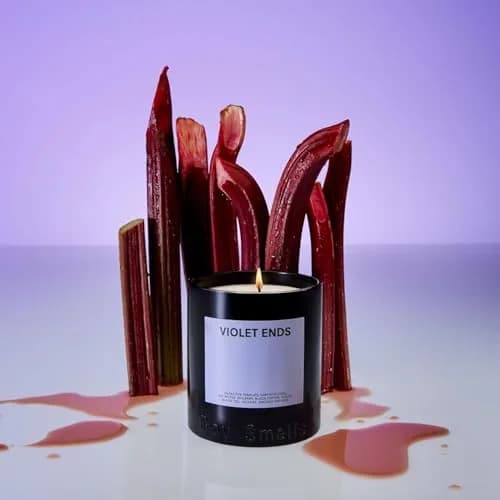 Boy Smells Violet Ends Candle - 27 oz Aromatic Candle with Rhubarb, Violet & Smoked Papyrus, Up to 100-Hour Burn thumbnail 6
