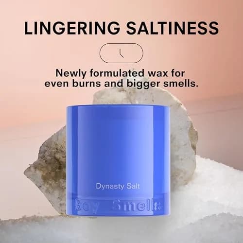 Boy Smells Dynasty Salt Cotton Candle 8.5 oz | Fresh Cotton & Musk Fragrance thumbnail 3