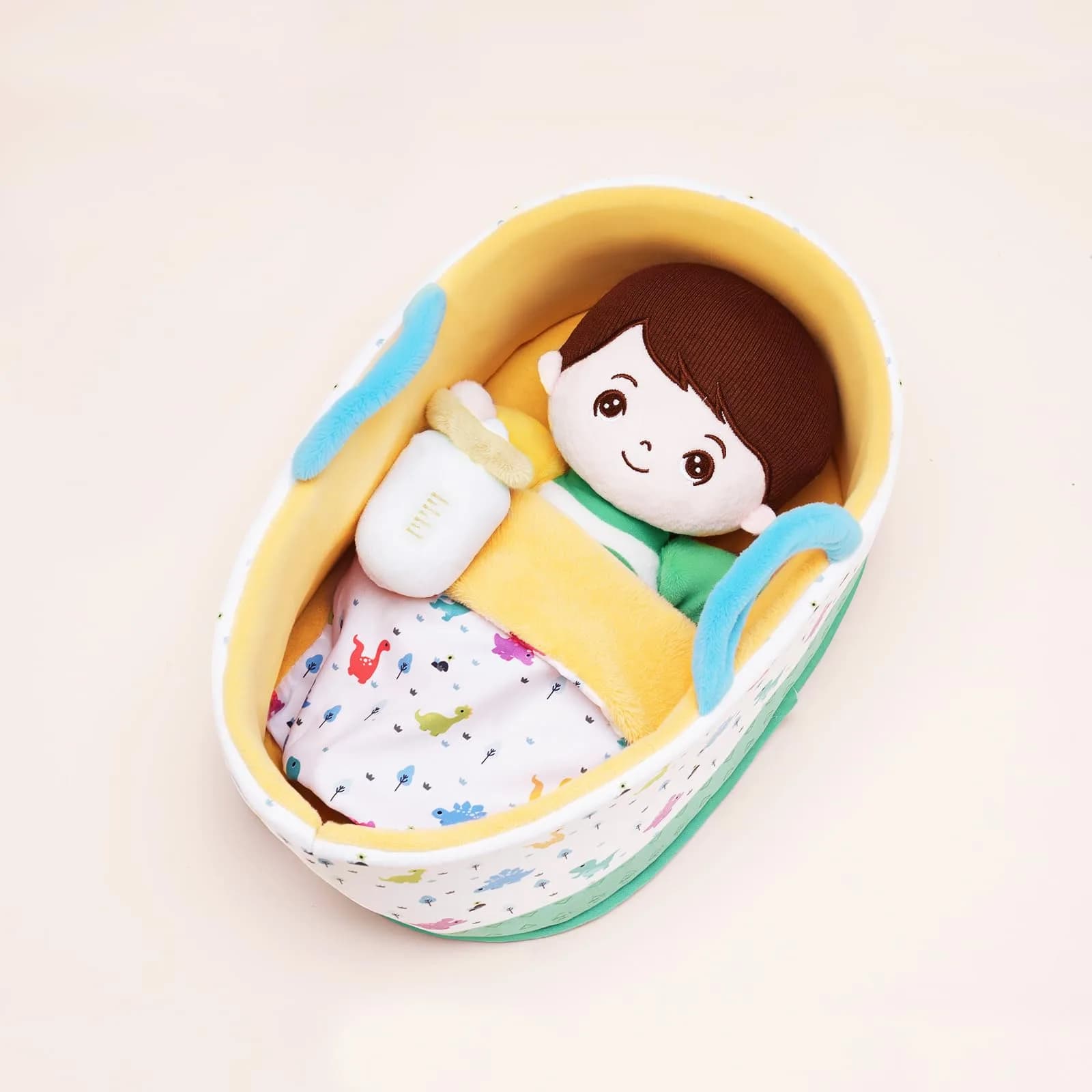 OUOZZZ 10" Soft Baby Boy Doll Set with Accessories | Educational & Interactive Plush Toy - view 2
