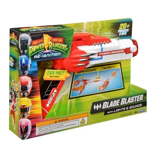 PlayMates Power Rangers Blade Blaster Role Play | Versatile, Lights & Sounds (70-120 chars) thumbnail 5