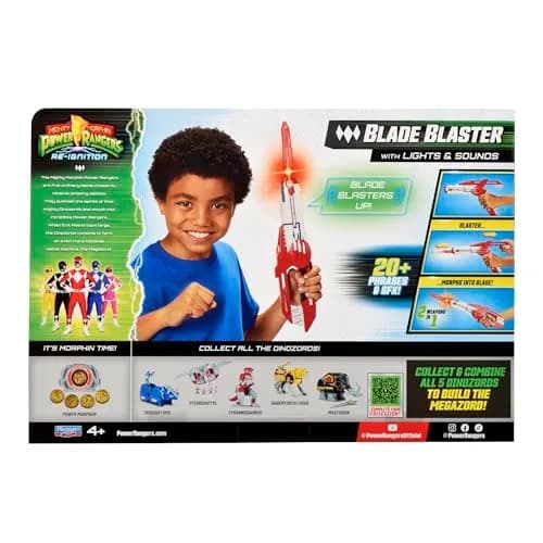 PlayMates Power Rangers Blade Blaster Role Play | Versatile, Lights & Sounds (70-120 chars) thumbnail 6