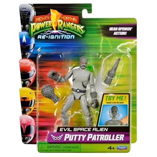 Power Rangers Mighty Morphin Re-Ignition Putty Patroller Action Figure 22.86 cm (9 inches) | ASTM-Tested Toy for Kids 3+ thumbnail 3
