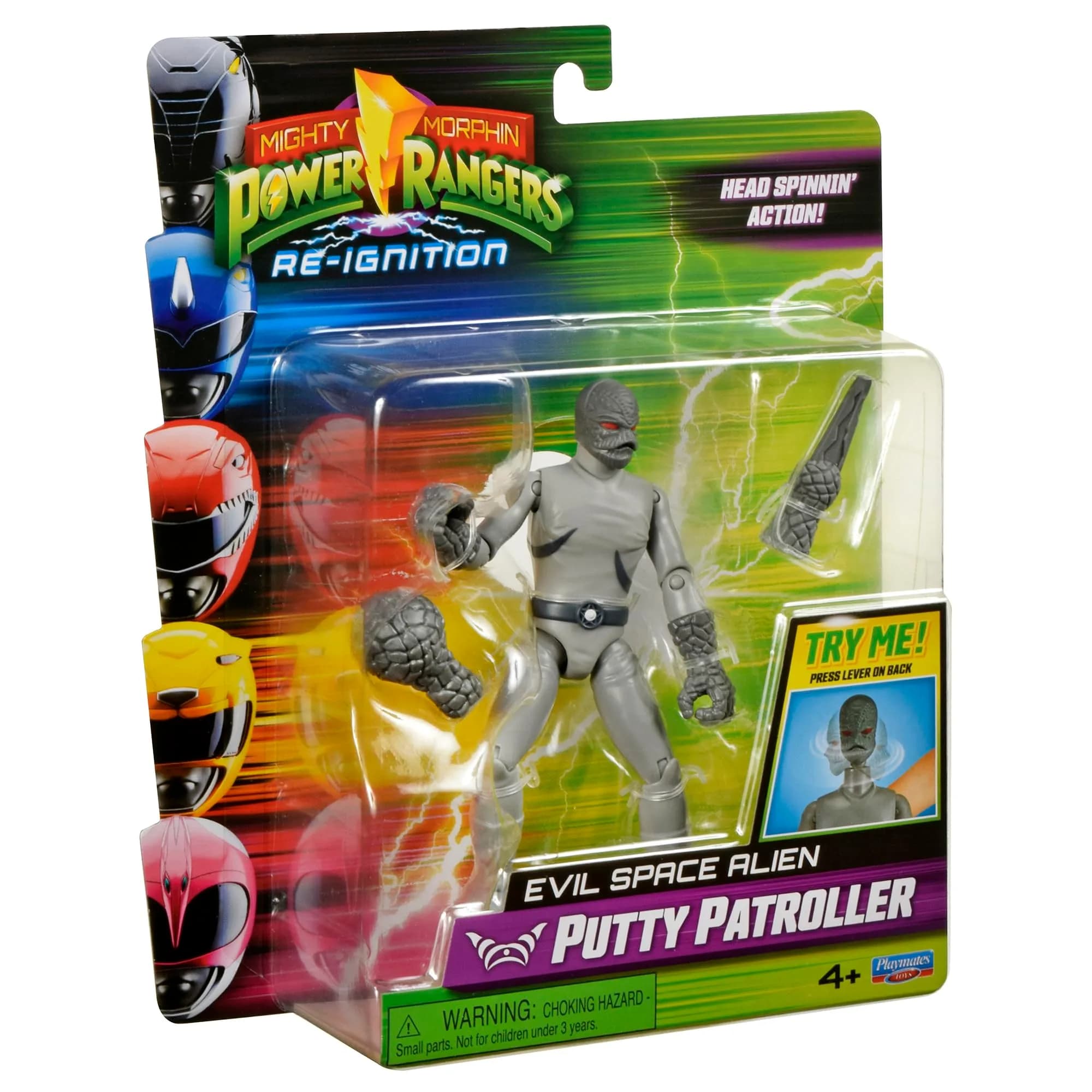 Power Rangers Mighty Morphin Re-Ignition Putty Patroller Action Figure 22.86 cm (9 inches) | ASTM-Tested Toy for Kids 3+ - view 4