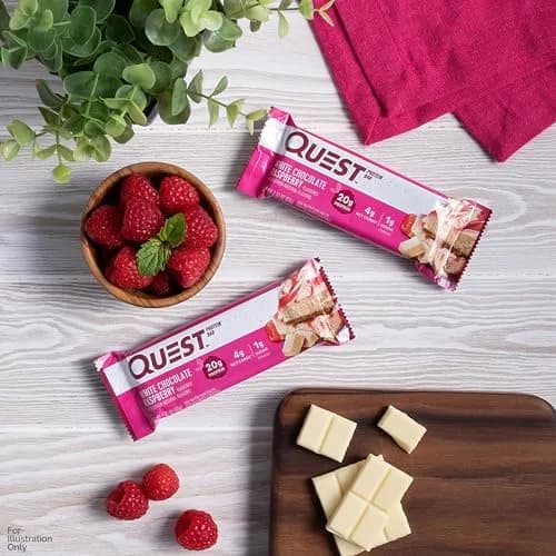 Quest Fruit Lovers Protein Bars Variety Pack 12 Count (1.76oz Each) | 20g Protein, Low Sugar, Gluten-Free thumbnail 5