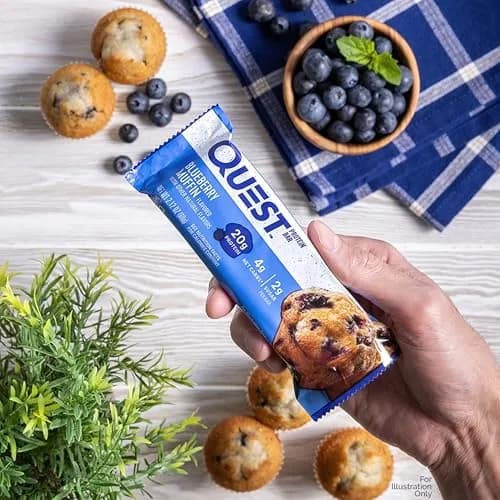 Quest Fruit Lovers Protein Bars Variety Pack 12 Count (1.76oz Each) | 20g Protein, Low Sugar, Gluten-Free thumbnail 6