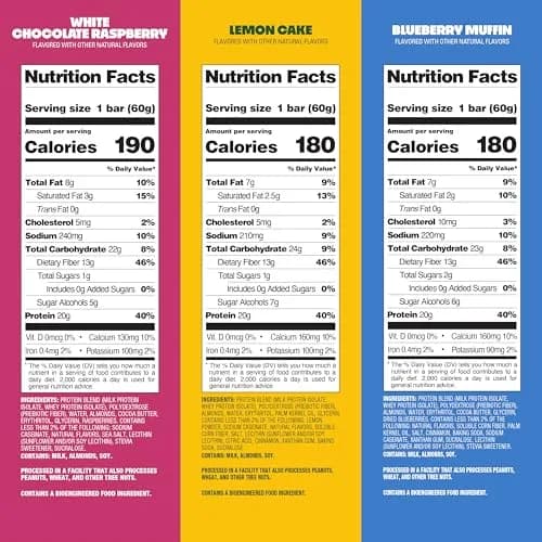 Quest Fruit Lovers Protein Bars Variety Pack 12 Count (1.76oz Each) | 20g Protein, Low Sugar, Gluten-Free thumbnail 7