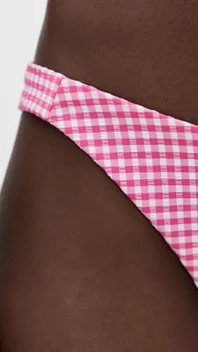 Onia Lucie Bikini Bottom High Rise Cheeky Coverage Polyester Blend | Cheeky, Scoop Front, Medium thumbnail 5