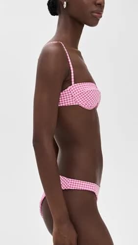 Onia Brigitte Bikini Top Small | Minimal Coverage, Hidden Underwire thumbnail 4