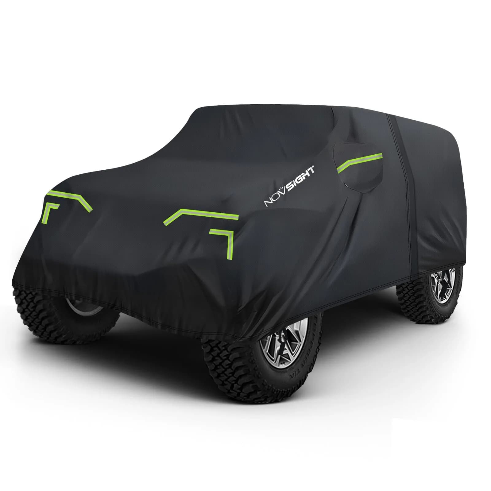 NOVSIGHT Jeep Wrangler Cover 2 Door Waterproof | Heavy-Duty All Weather Protection