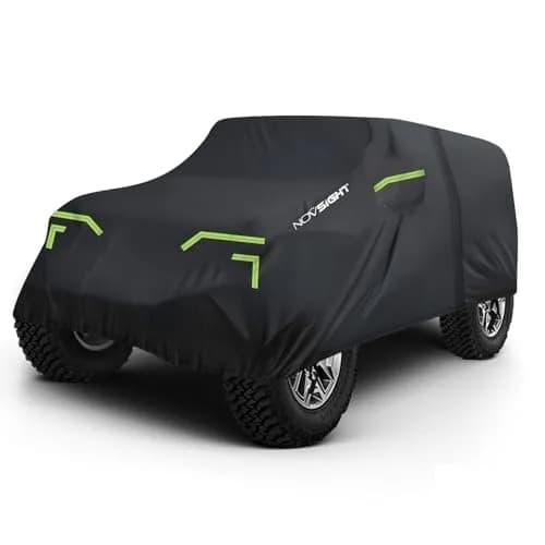 NOVSIGHT Jeep Wrangler Cover 2 Door Waterproof | Heavy-Duty All Weather Protection thumbnail 1
