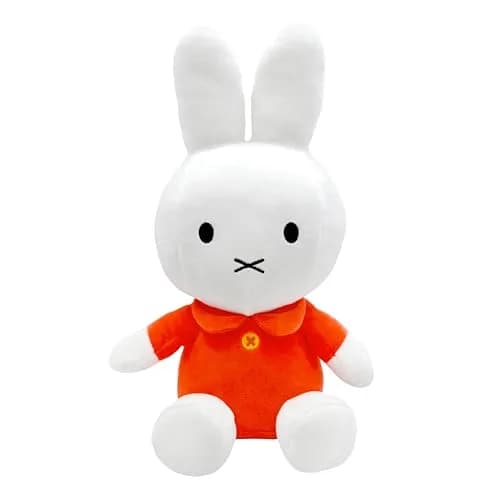 KIDS PREFERRED Miffy Plush Toy 20 cm (8 Inch) Sitting Dutch Bunny | ASTM-Tested Educational Toy thumbnail 1