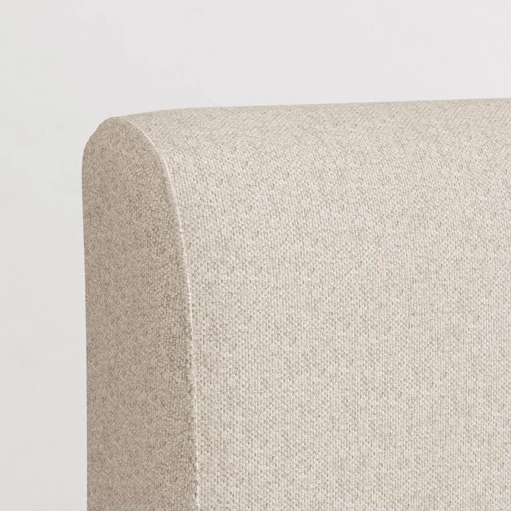 Nectar Upholstered Headboard King Linen Attachable to Bamboo Bed Frame | Elegant, Durable & Easy Setup