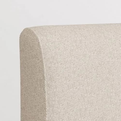 Nectar Upholstered Headboard King Linen Attachable to Bamboo Bed Frame | Elegant, Durable & Easy Setup thumbnail 1
