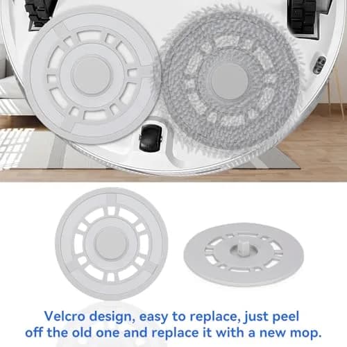 Sgizoku Mop Pad Plate Holder 2 Pack | Compatible with Dreame L10S Ultra & Xiaomi X20+ Robot Vacuums thumbnail 4