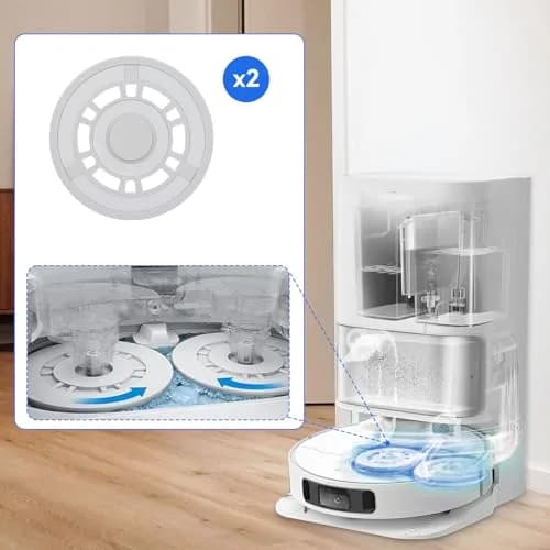 Sgizoku Mop Pad Plate Holder 2 Pack | Compatible with Dreame L10S Ultra & Xiaomi X20+ Robot Vacuums thumbnail 5