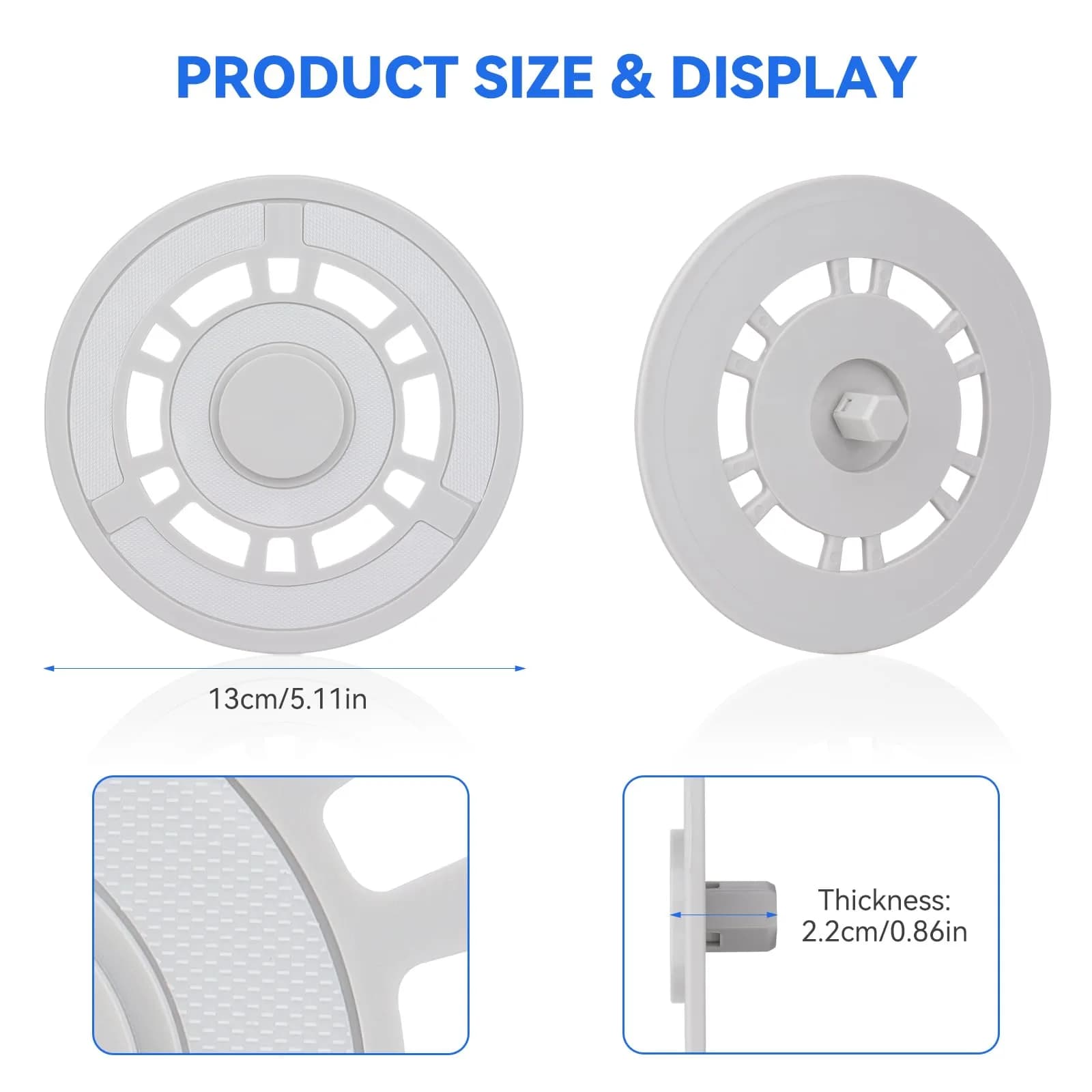 Sgizoku Mop Pad Plate Holder 2 Pack | Compatible with Dreame L10S Ultra & Xiaomi X20+ Robot Vacuums - view 2