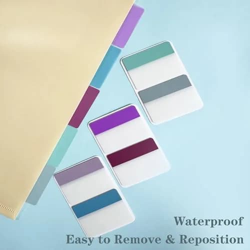 ELII Sticky Index Tabs 2 Inch Book Tabs, Page Markers File Tabs, 500 Pieces | Writable & Repositionable thumbnail 8