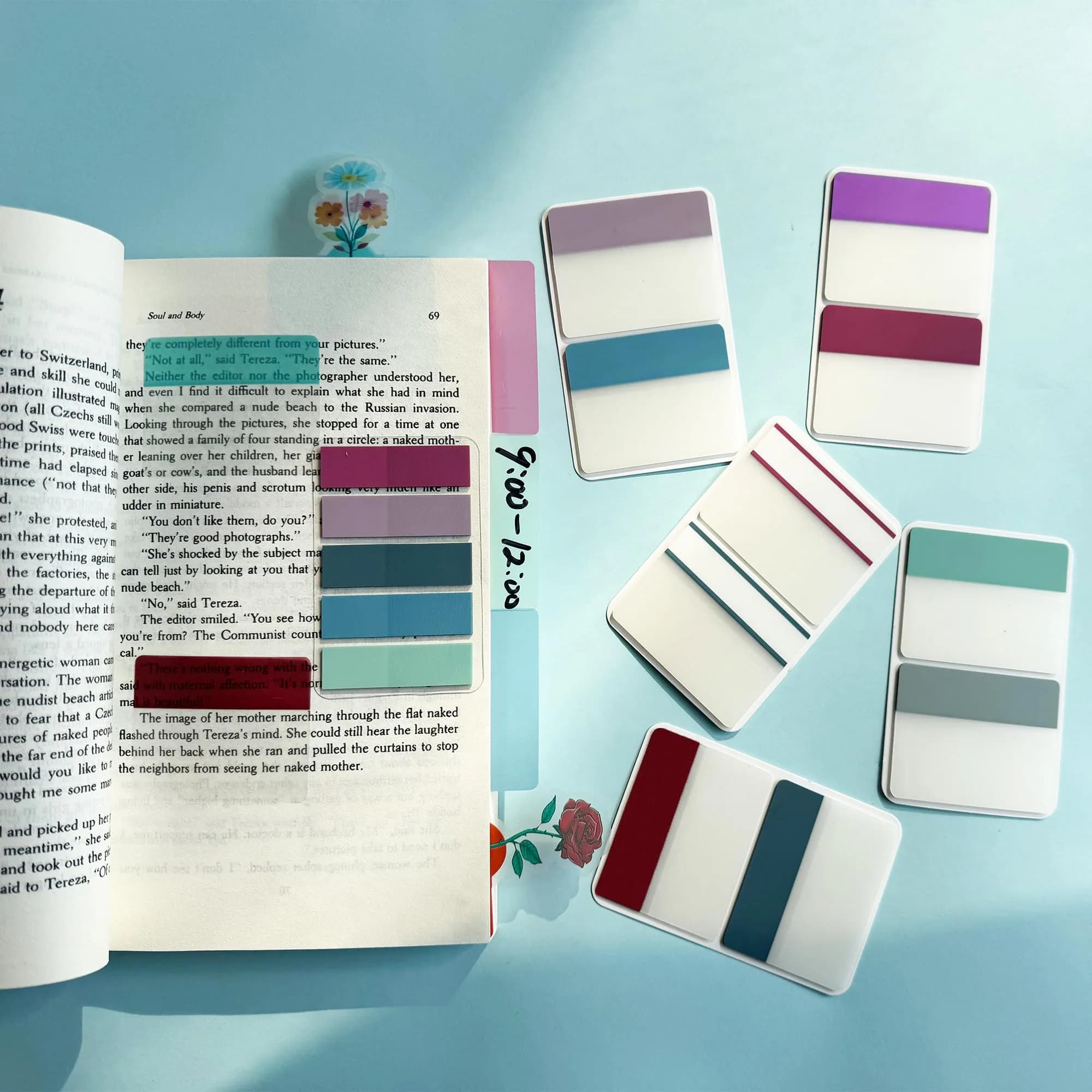 ELII Sticky Index Tabs 2 Inch Book Tabs, Page Markers File Tabs, 500 Pieces | Writable & Repositionable - view 4