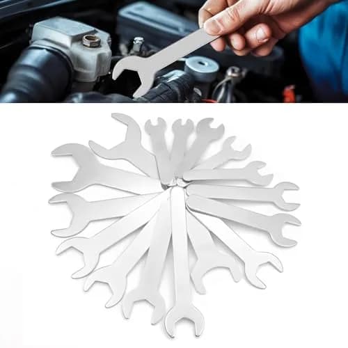 Biqing Ultra Thin Wrench Set Metric 2mm | Slim Open-End Wrenches for Tight Spaces thumbnail 1