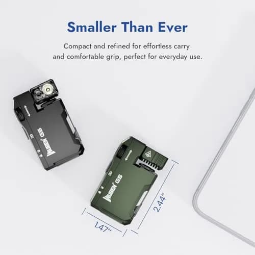 WUBEN G5 Rechargeable EDC Flashlight, Mini Flat Bright Small Flashlight 400 Lumens (52.3g) | Dual Light Source LED Torch thumbnail 3
