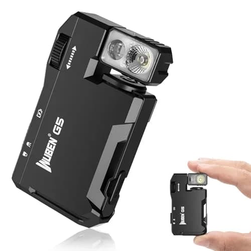 WUBEN G5 Rechargeable EDC Flashlight, Mini Flat Bright Pocket Flashlight with RGB, 400 Lumens | 15.6 cm (6.14 in) Length thumbnail 1