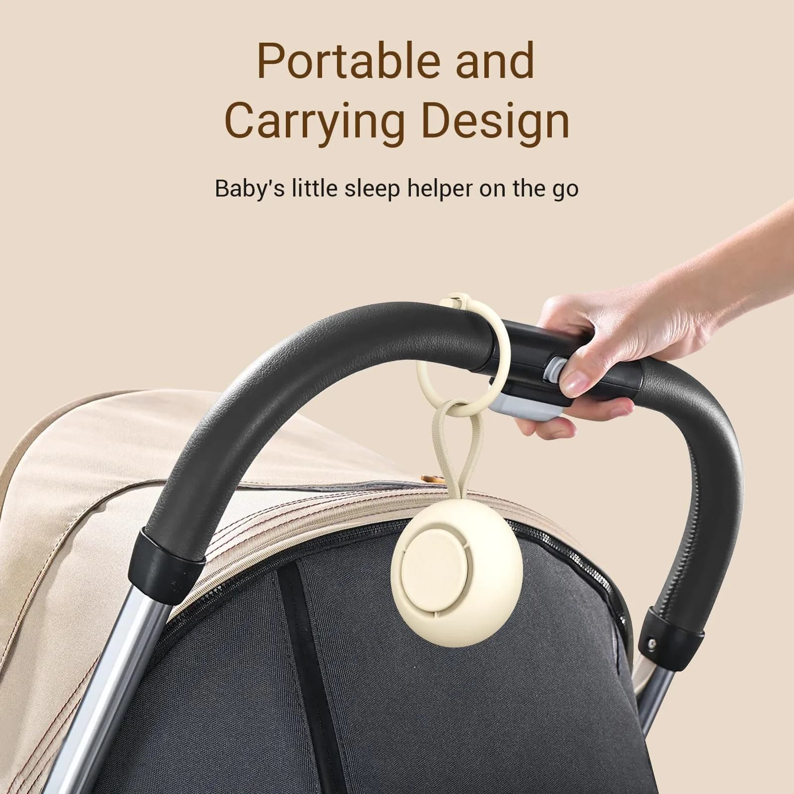 jaroco Portable Baby Sound Machine with 12 Soothing Sounds & 15-Hour Battery Life | Sleep Soother for Travel - view 5