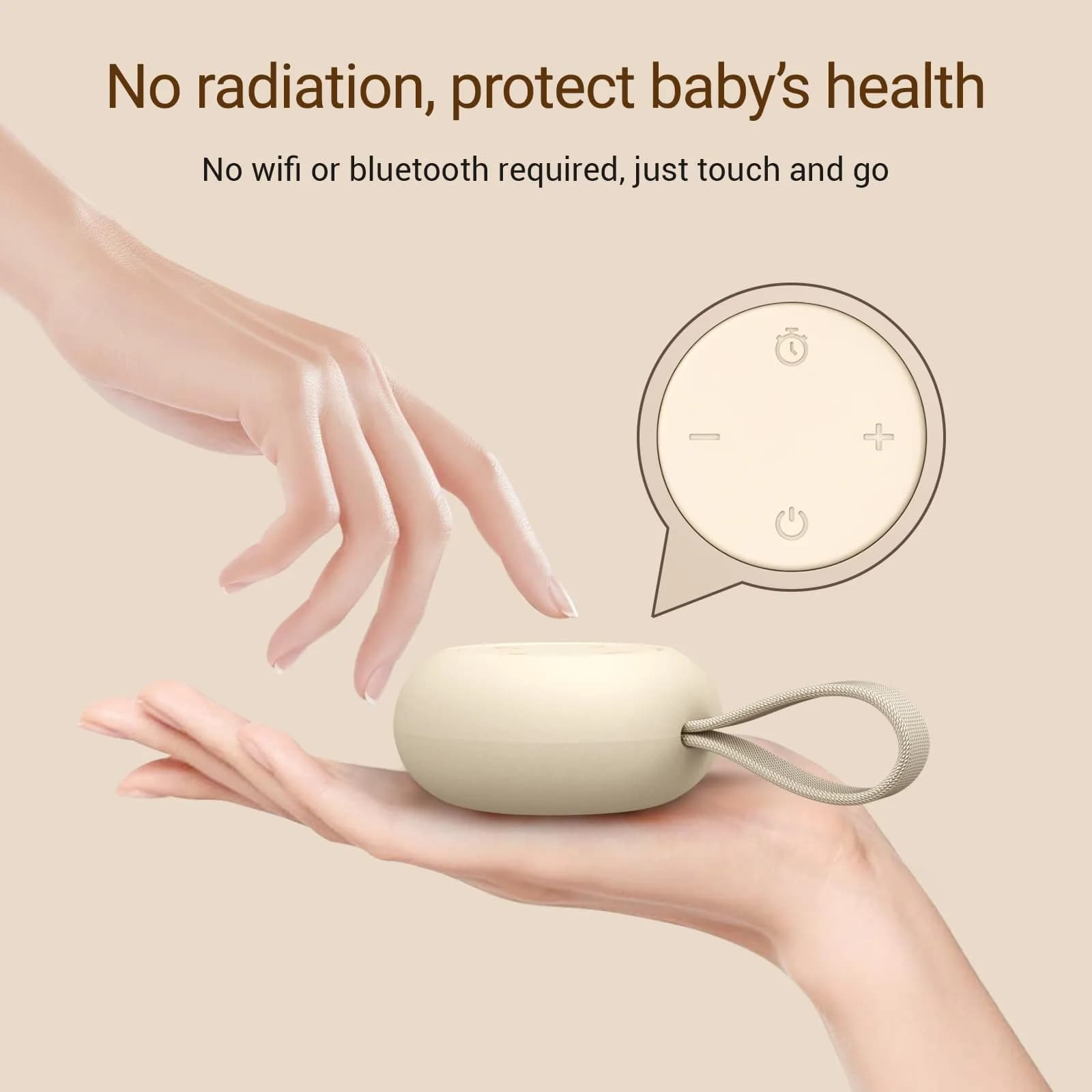 jaroco Portable Baby Sound Machine with 12 Soothing Sounds & 15-Hour Battery Life | Sleep Soother for Travel - view 6