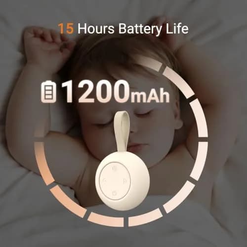 jaroco Portable Baby Sound Machine Putty | 120 mAh (0.118 kg) USB-C Rechargeable thumbnail 3