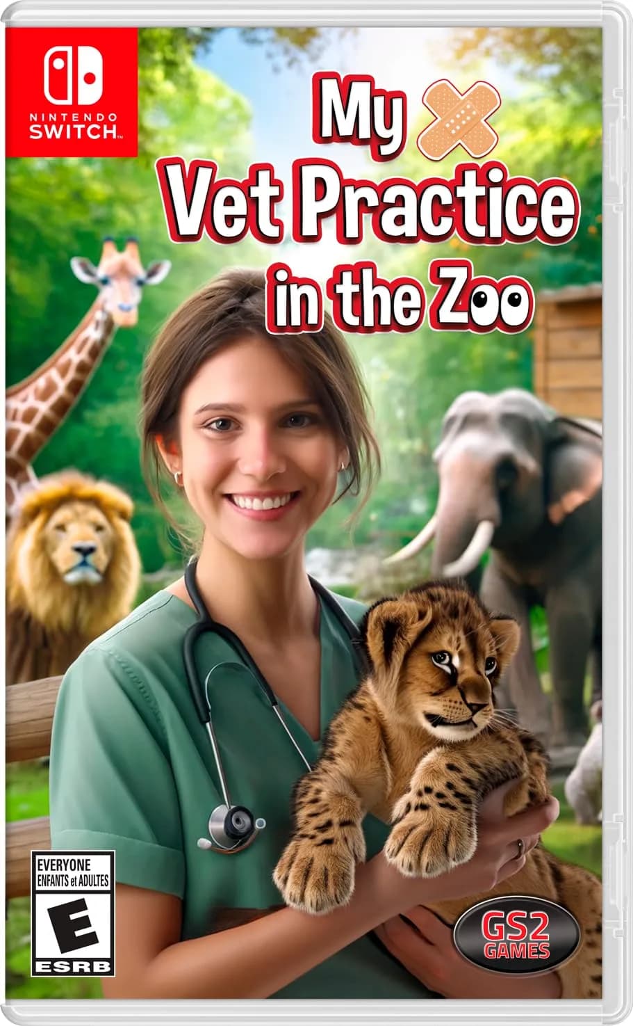 GS2 Games My Vet Practice In The Zoo - Nintendo Switch | Animal Care Simulation Game
