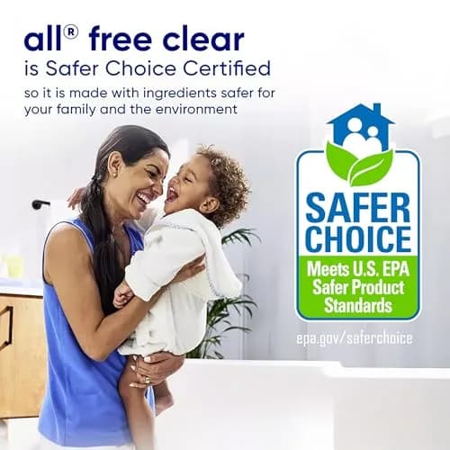 all Liquid Laundry Detergent for Sensitive Skin, 2159 ml (73 Fl Oz) | Dermatologist Recommended for Hypoallergenic Cleaning thumbnail 5