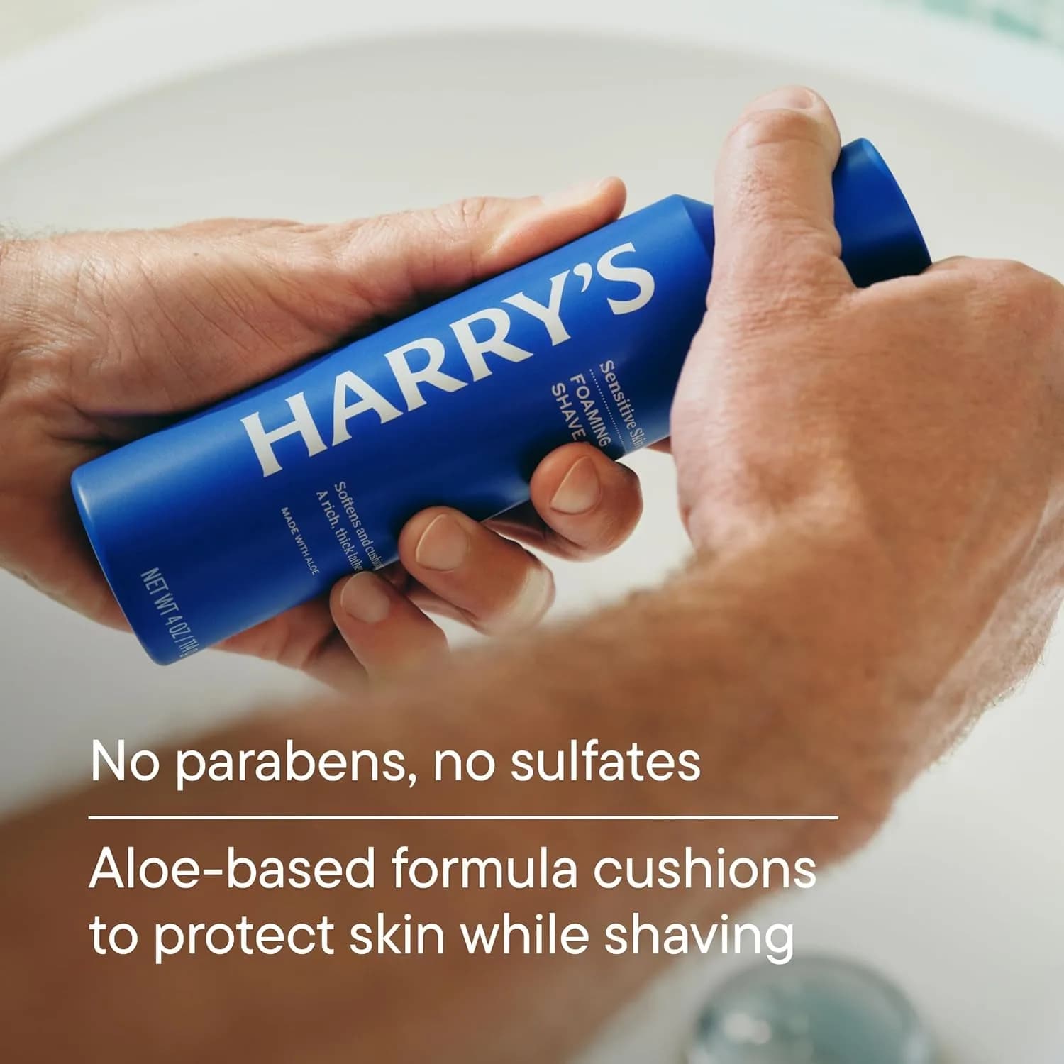 Harry's Original Razor Blade Cartridge Refills with Foaming Shave Gel | 6 Blades + 2oz Gel - view 5