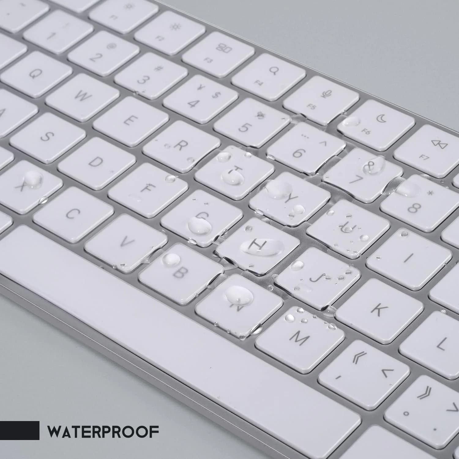 CASEDAO Ultra-Thin TPU Keyboard Cover Skin for 2024 Magic Keyboard with Numeric Keypad A3119 MXK73LL/A - Transparent - view 5