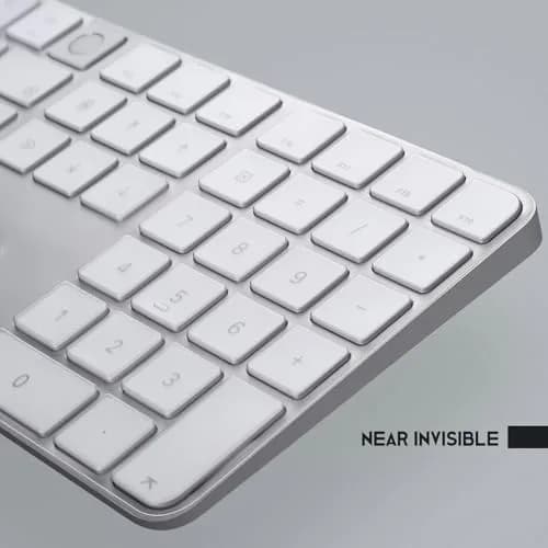 CASEDAO Ultra-Thin TPU Keyboard Cover Skin for 2024 Magic Keyboard with Numeric Keypad A3119 MXK73LL/A - Transparent thumbnail 6