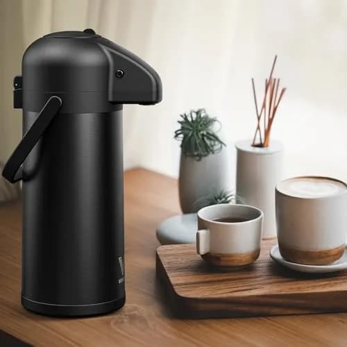 VONDIOR Coffee Carafe for Keeping Hot - Black 102 OZ | Insulated Stainless Steel Beverage Dispenser thumbnail 6