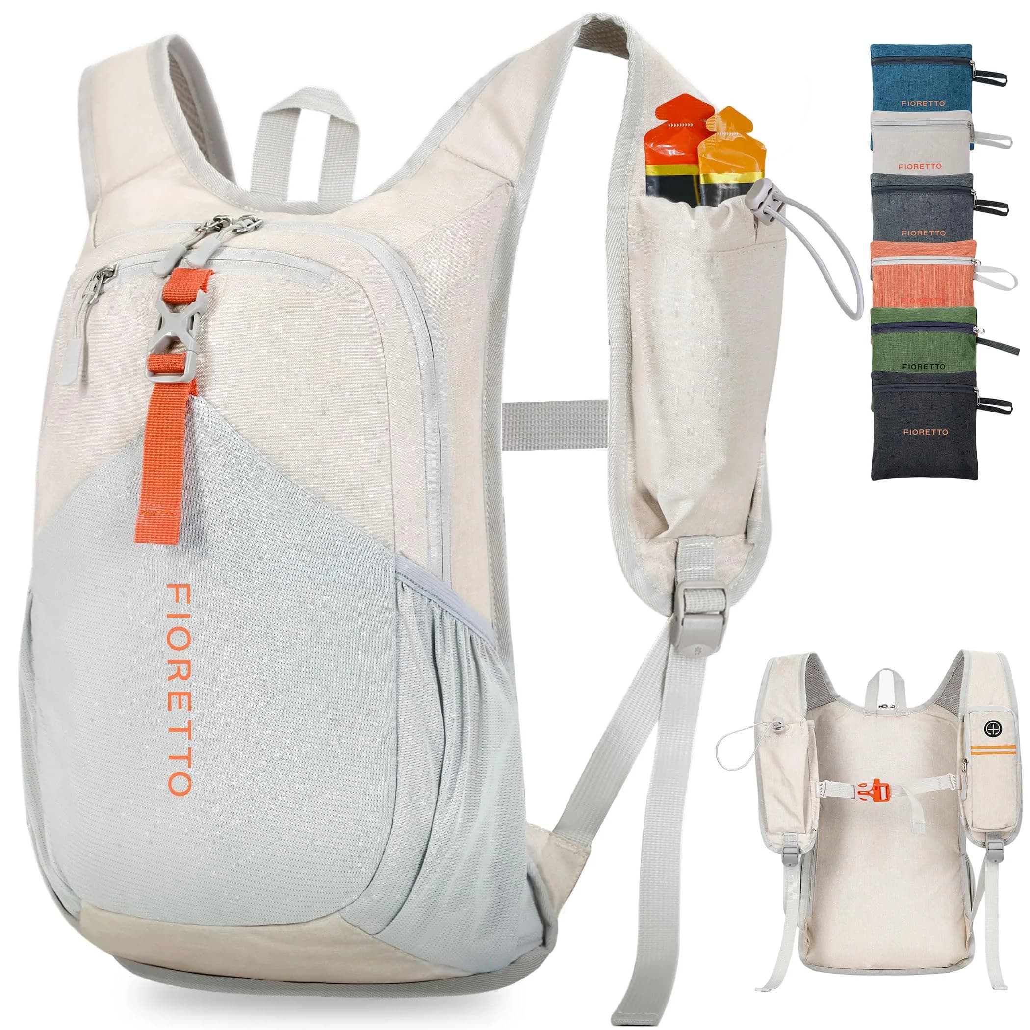 FIORETTO 15L Hiking Backpack | Lightweight Foldable Daypack for Travel & Outdoors