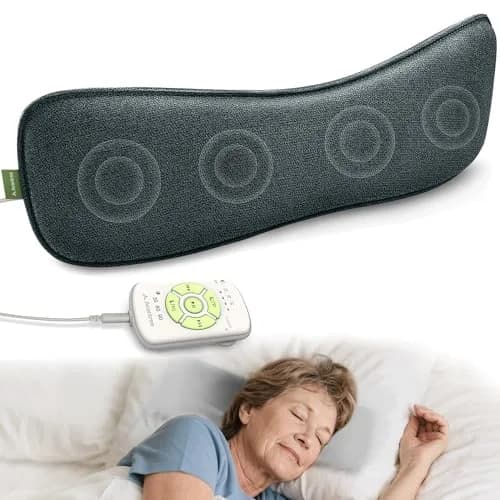 Avantree Slumber 2 Bluetooth Pillow Speaker for Side Sleepers | 4 Ultra-Flat Speakers, White Noise, Remote Control & Sleep Timer, Soft Design for Sleeping, Podcasts & Audiobooks, Gray thumbnail 1