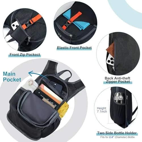FIORETTO 15L Hiking Backpack 45cm (17.7") | Lightweight Daypack for Travel & Outdoor Adventures thumbnail 4
