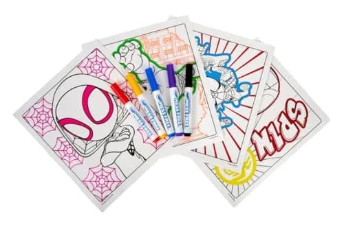 Crayola Color Wonder Spidey and His Amazing Friends Neon Coloring Kit, 15 Pieces | Mess-Free Art Supplies for Toddlers thumbnail 3