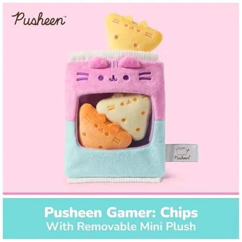 GUND Pusheen Gamer Chips with Removable Mini Plushies | 8" Soft Toy for Ages 8+ thumbnail 2