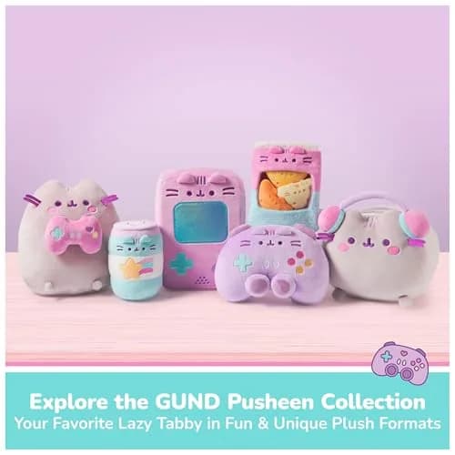 GUND Pusheen Gamer Snackable 9.5-Inch Plush Toy for Ages 8+ | Soft, Huggable, Collectible thumbnail 7