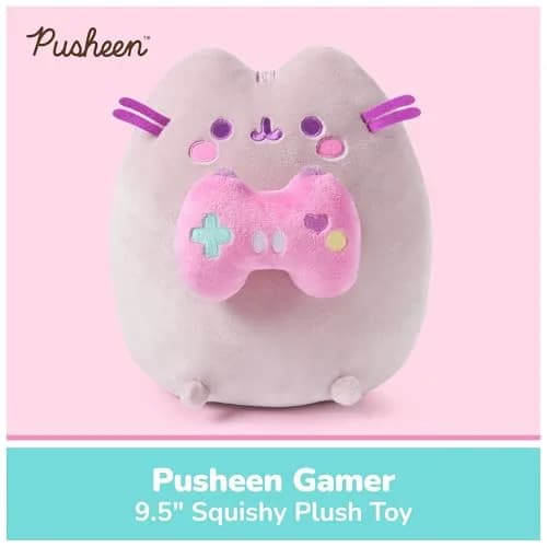 GUND Pusheen Gamer Snackable 9.5-Inch Plush Toy for Ages 8+ | Soft, Huggable, Collectible thumbnail 2