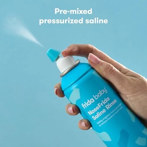 Frida Baby Saline Rinse for Toddler & Kids, Ages 2+, 148ml (5 Fl Oz) | Instant Congestion & Allergy Relief thumbnail 4